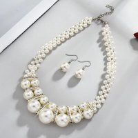 SET661 - Elegant Pearl Jewellery Set